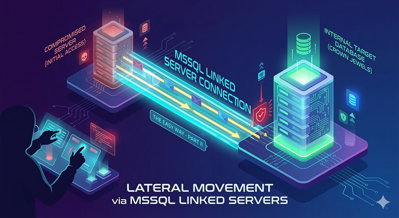 Lateral Move via MSSQL Linked Servers — Now with actual commands — Part II