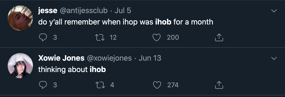 IHOP Is Renaming Itself IHOB - What Does IHOb Mean?