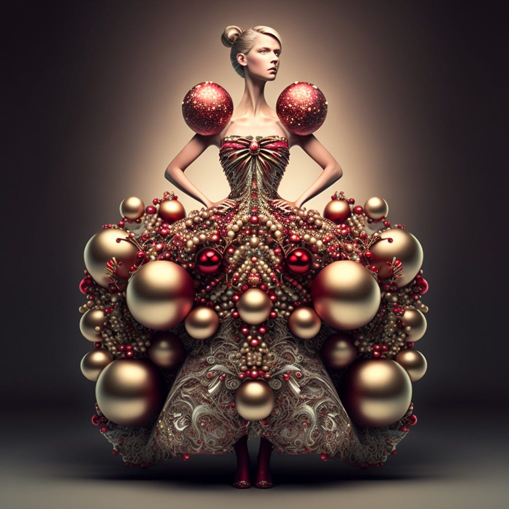 Fashion Design: The Christmas Tree Dresses | by Erie Astin | Fashion Police  | Medium