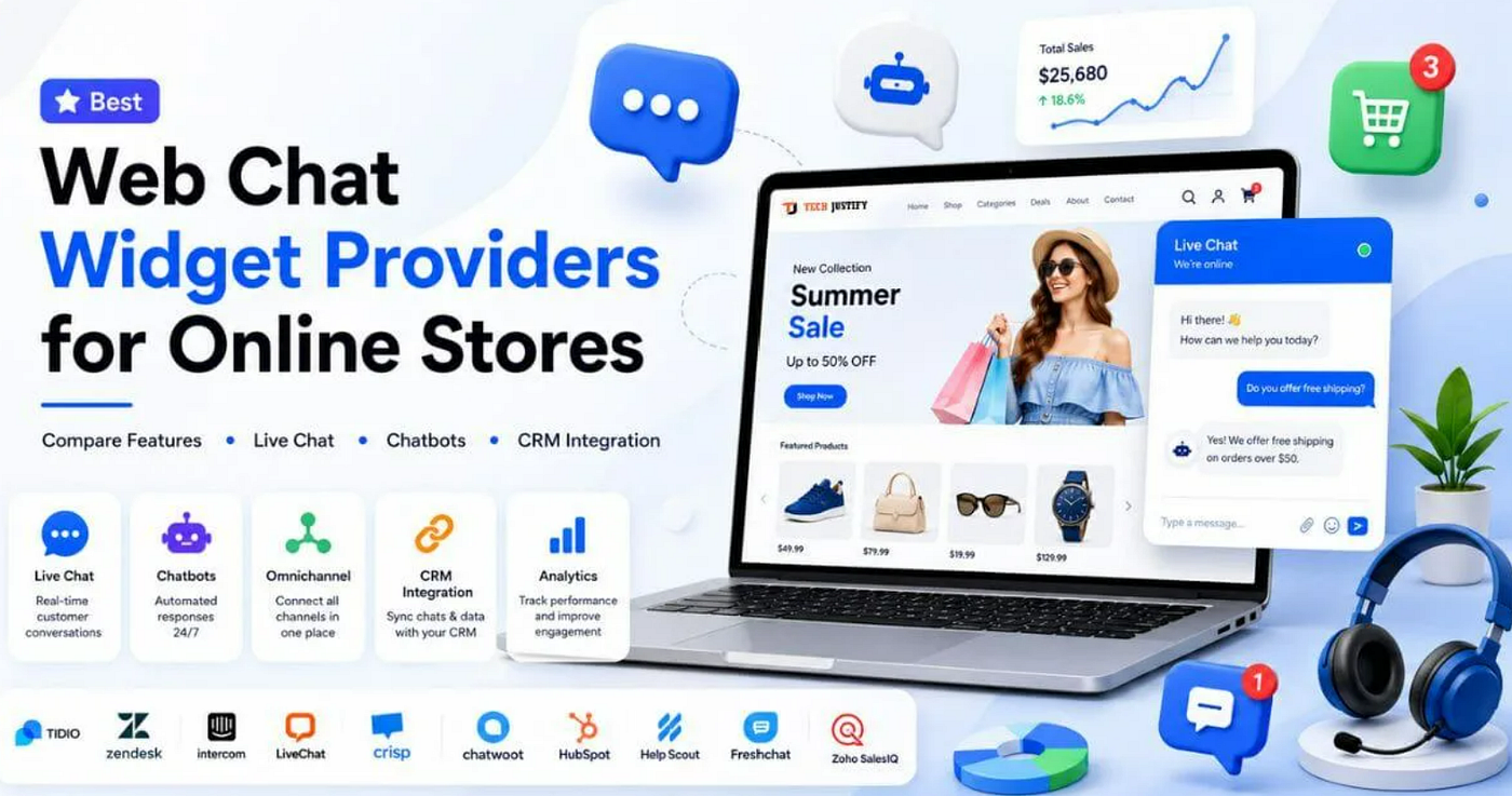 10 Best Web Chat Widget Providers for Online Stores in 2026