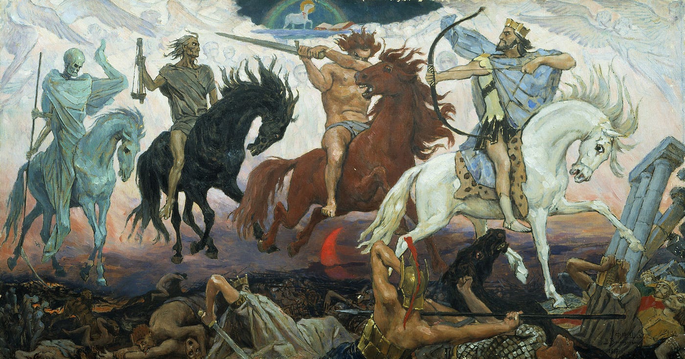 The return of the Fourth Horseman: How the current pandemic might re-shape  our world | by Ekkehard Ernst | Medium