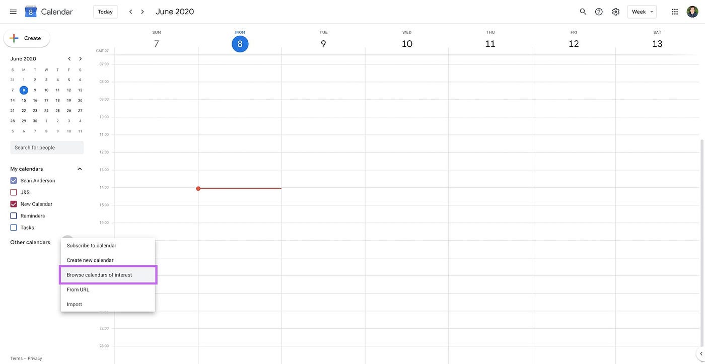 Conquering Your Calendar, Part 5: Sharing, Subscriptions, and Tips | by  Sean Anderson | Medium