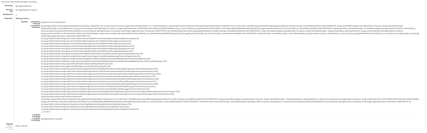 Spring reactive rabbitmq clearance