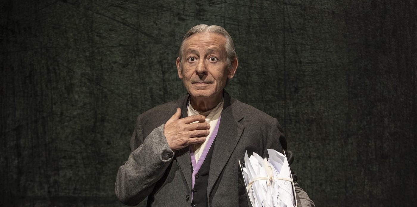 Leo Gullotta al Teatro Mascagni con “Bartleby lo Scrivano”
