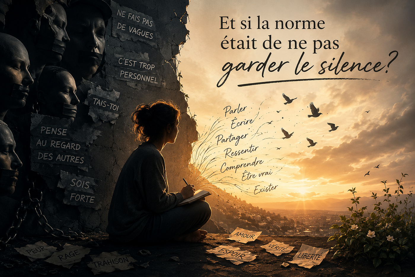 Et si la norme était de ne pas garder le silence?