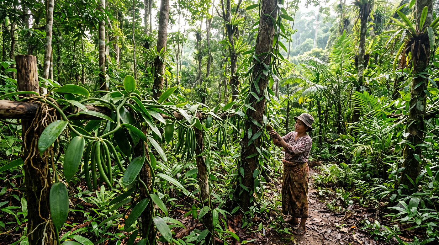 The Vanilla Vines Growing Inside Borneo’s Rainforest — and Why That Matters for Everything You Eat