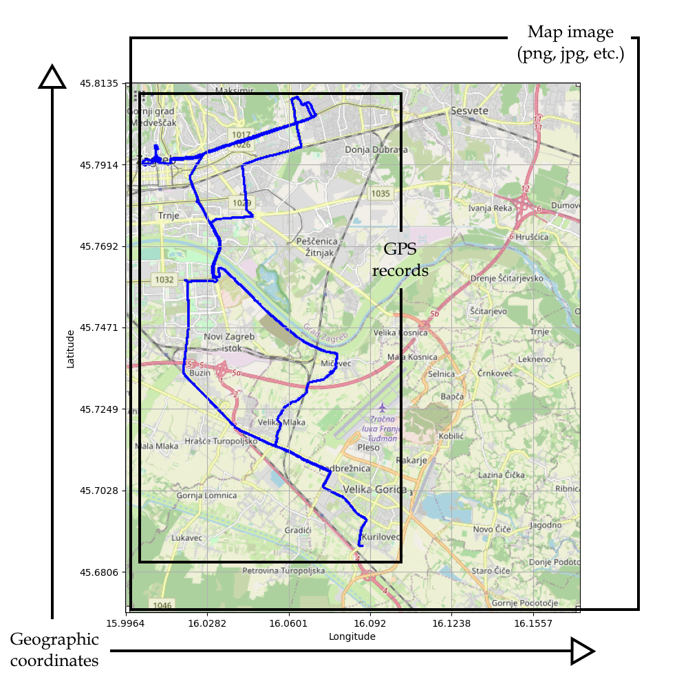 Simple GPS data visualization using Python and Open Street Maps | by Leo  Tisljaric | Towards Data Science