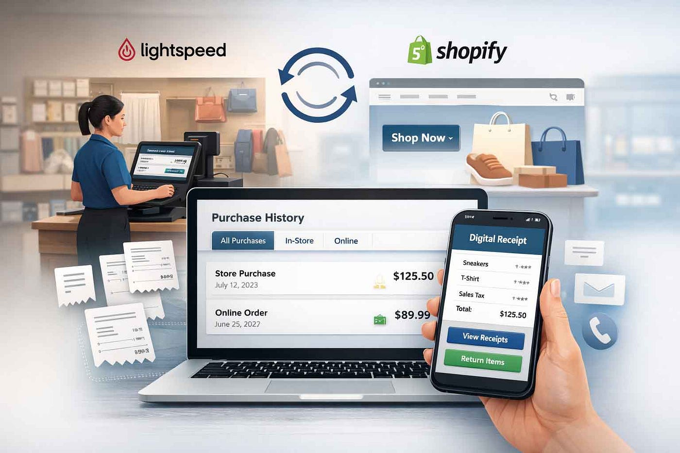 Selling In-Store with Lightspeed Retail POS — But Managing Receipts Manually?