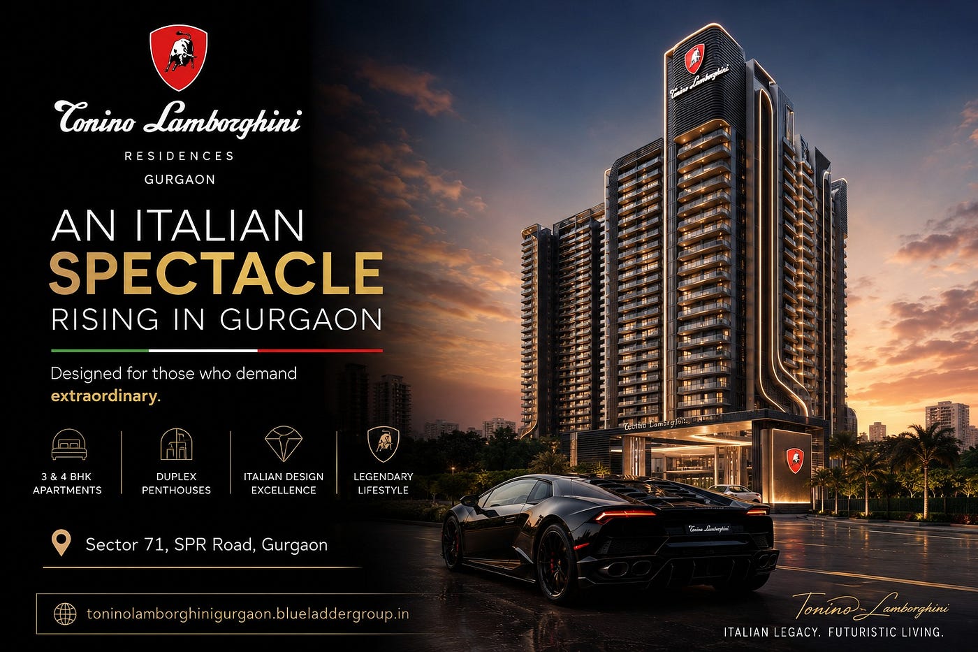 What Makes Tonino Lamborghini Residences Gurgaon Different from Other Luxury Projects?