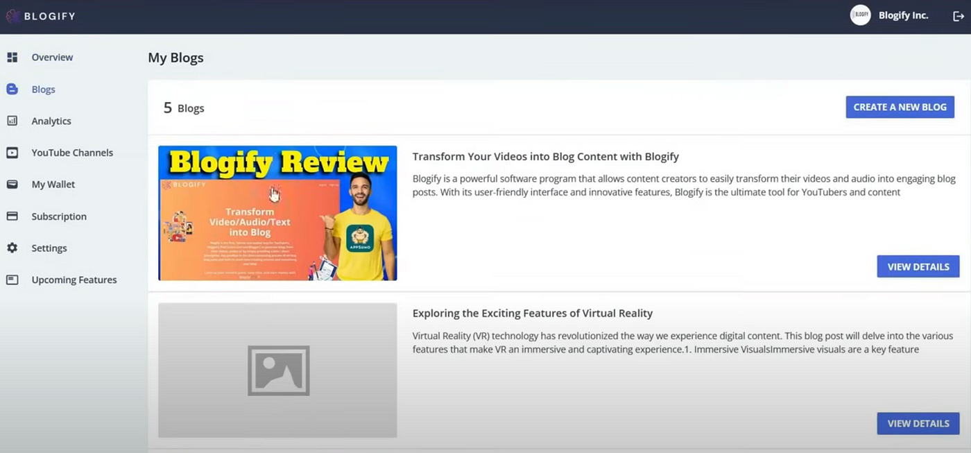 How to Turn a YouTube Video into a Blog Post Using Blogify?