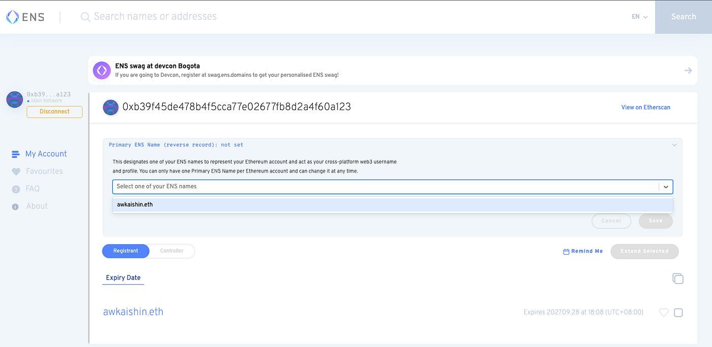 ENS: Simplifying Web3 Identity for the Masses | by Aw Kai Shin | Medium