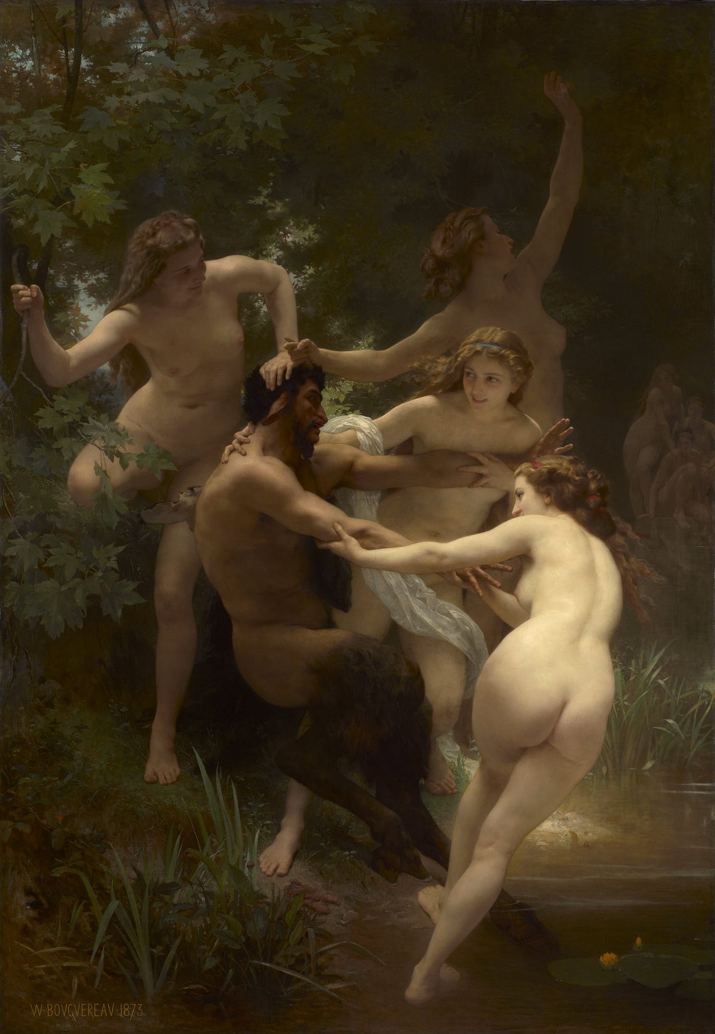 The Nymphs and Satyrs of William-Adolphe Bouguereau by Remy Dean Signifier Medium pic