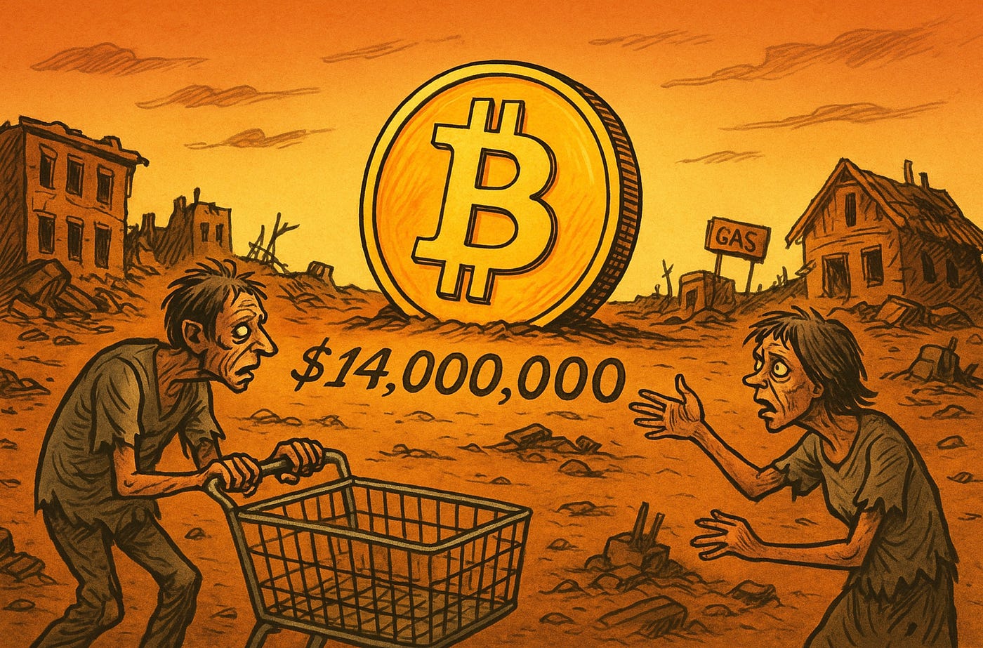 Bitcoin: The Endgame Asset. $14 Million Bitcoin Means the System… | by  Mateusz Banaszak | Medium