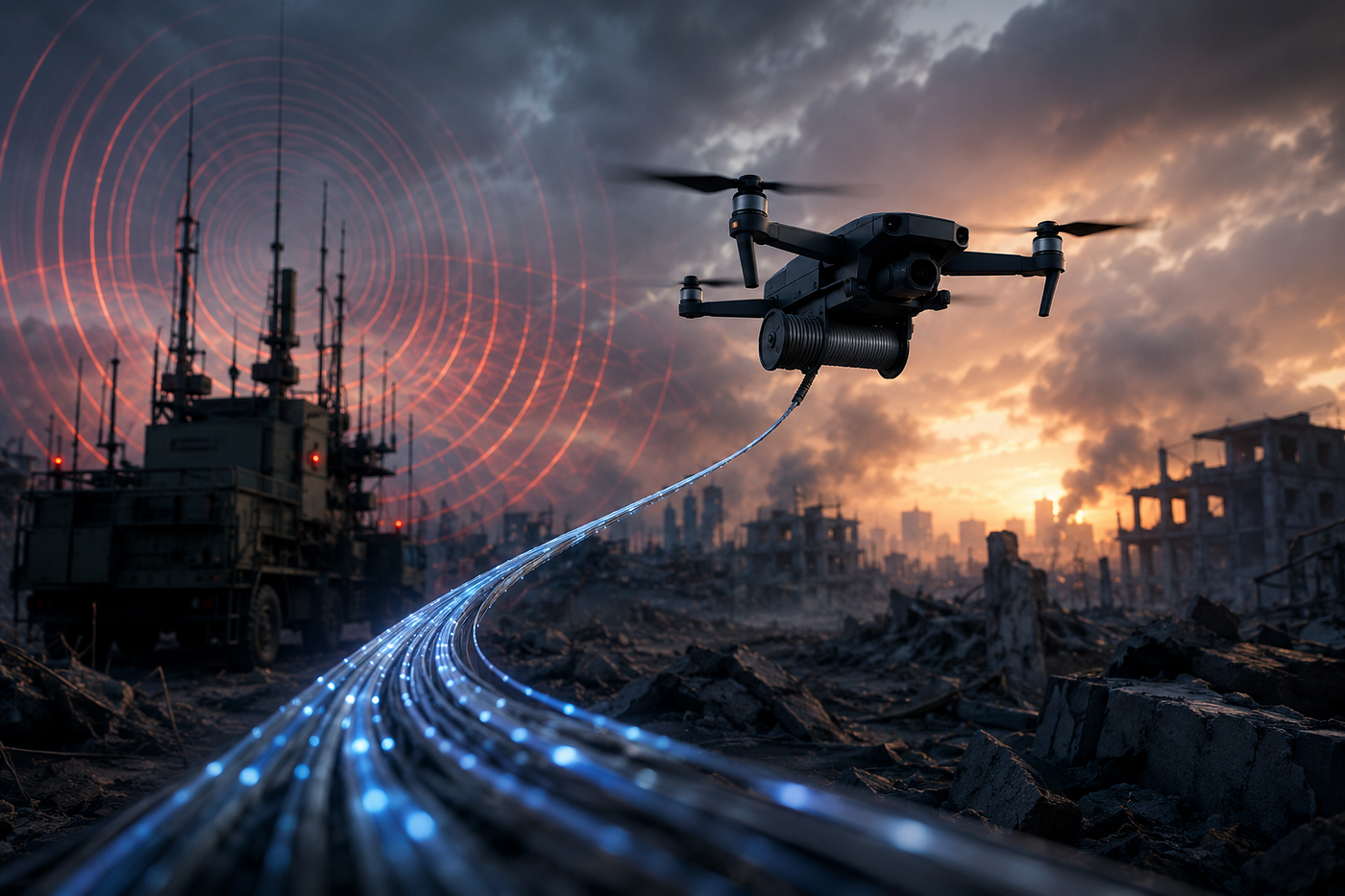 The Fragile Triumph of the Fiber-Optic Drone