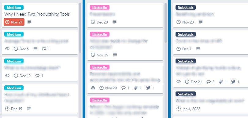 Productivity Tools: Trello