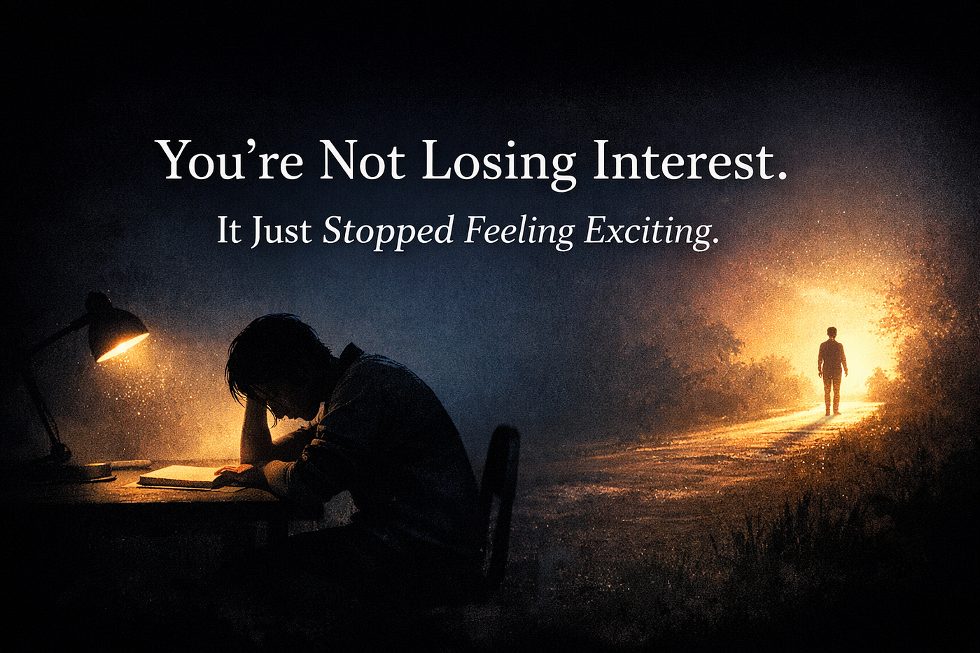 You’re Not Losing Interest. It Just Stopped Feeling Exciting