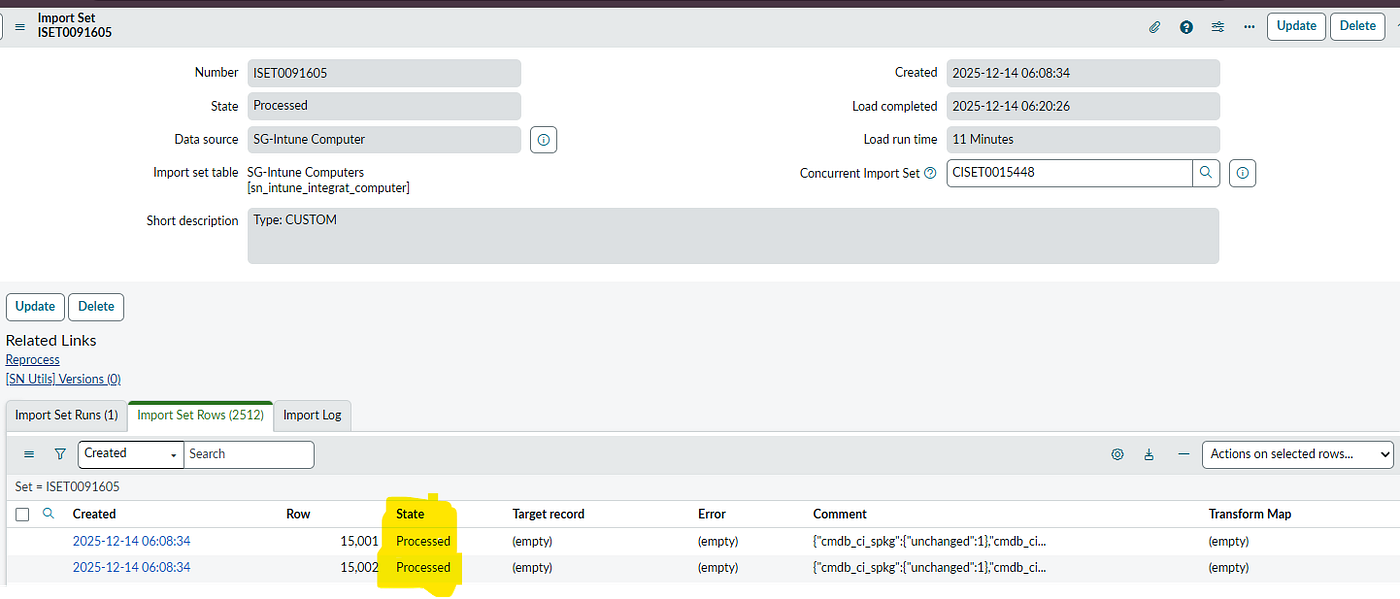 Data Not Populating in ServiceNow CMDB After Service Graph Connector .