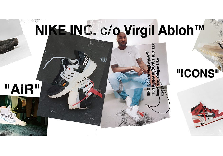 Virgil Abloh Signed Nike Air Presto Off-White 'The Ten', Size 9, fifty, 2022