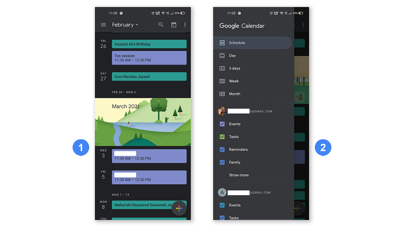 Google Calendar — UX Audit. “Once upon a time, there lived a… | by  Akshobhya R | Medium