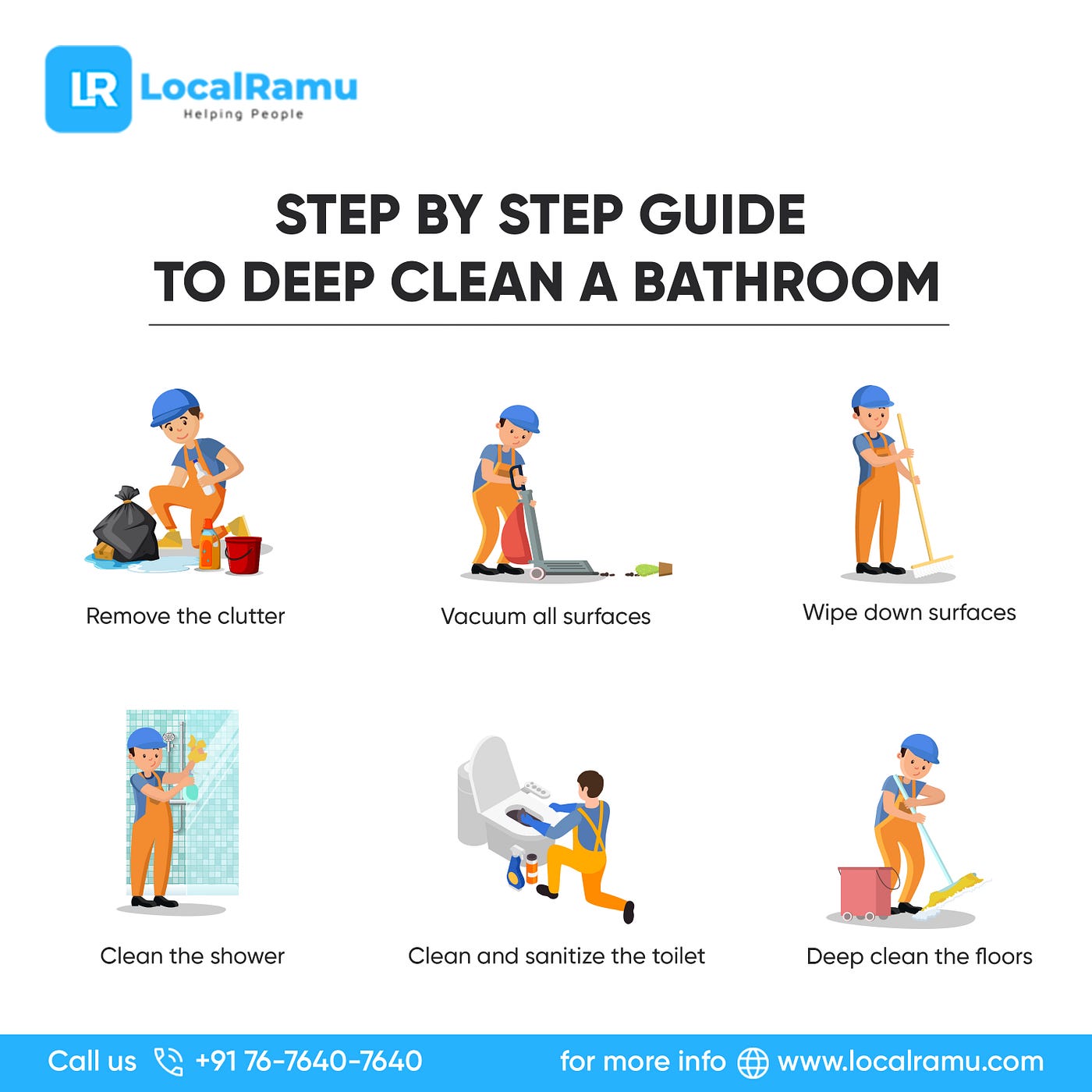 How to Clean a Bathroom: A Step-by-Step Guide