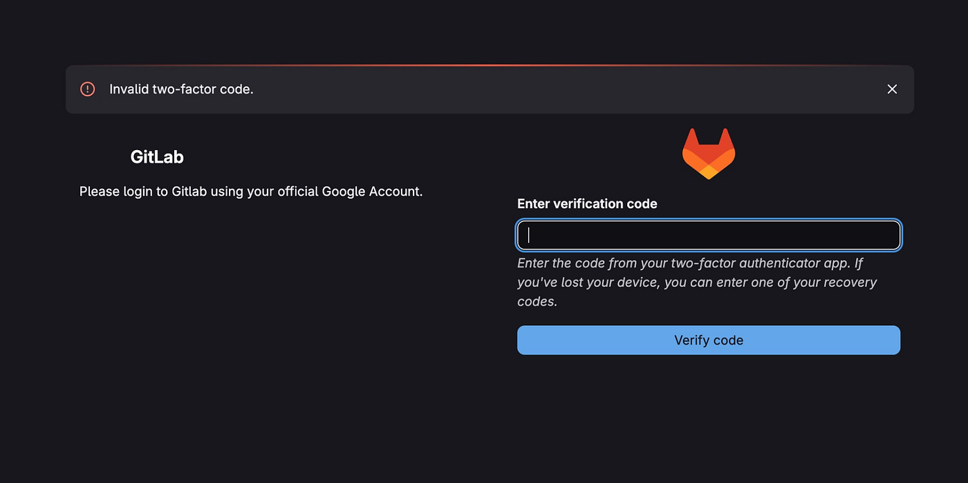 My GitLab 2FA Code Was “Invalid” — The Fix Took 10 Seconds