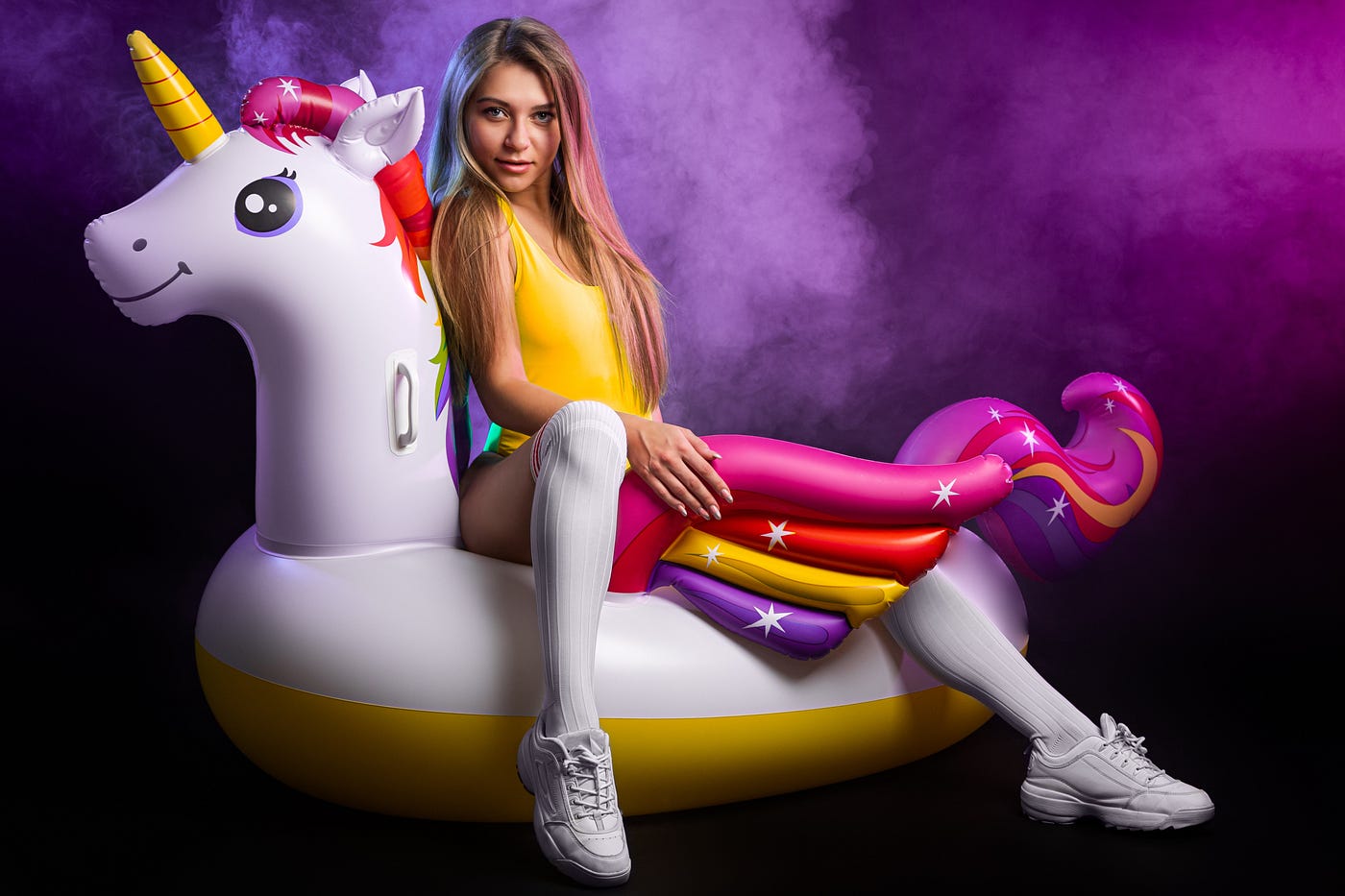 Naked girls on float toys 🦄 “Blow-Up's” The Pool Toy Place Has A Live Model In The Window… And She's  Fucking Hot! 🔥 | by Zatanna Dark | Keeping It Kinky | Medium