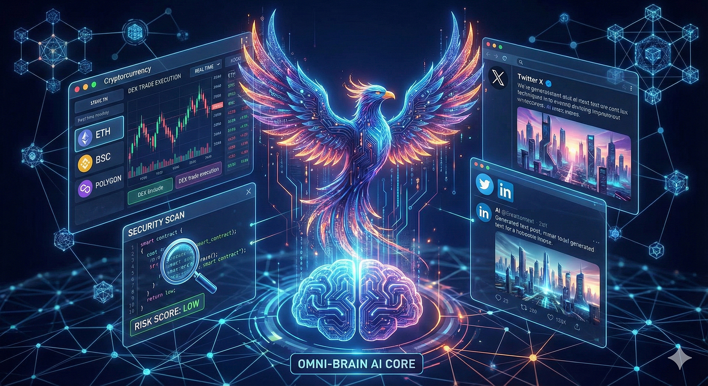 Phoenix Bot: The Convergence of Autonomous DeFi and Generative AI | by  Fox24coin | Dec, 2025 | Medium