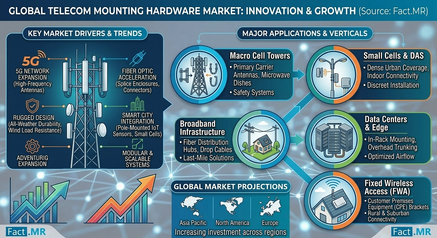 The Unsung Heroes of 5G: Why Telecom Mounting Hardware is a $15 Billion Opportunity