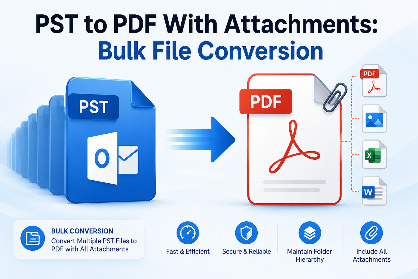 Convert PST to PDF With Attachments: Bulk File Conversion