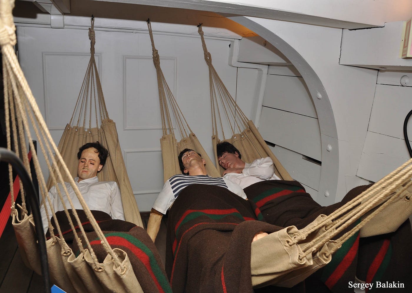 Why did sailors sleep in hammocks on their ships for many centuries, and  not on ordinary beds, as in our time? | by Sellmagical | Medium