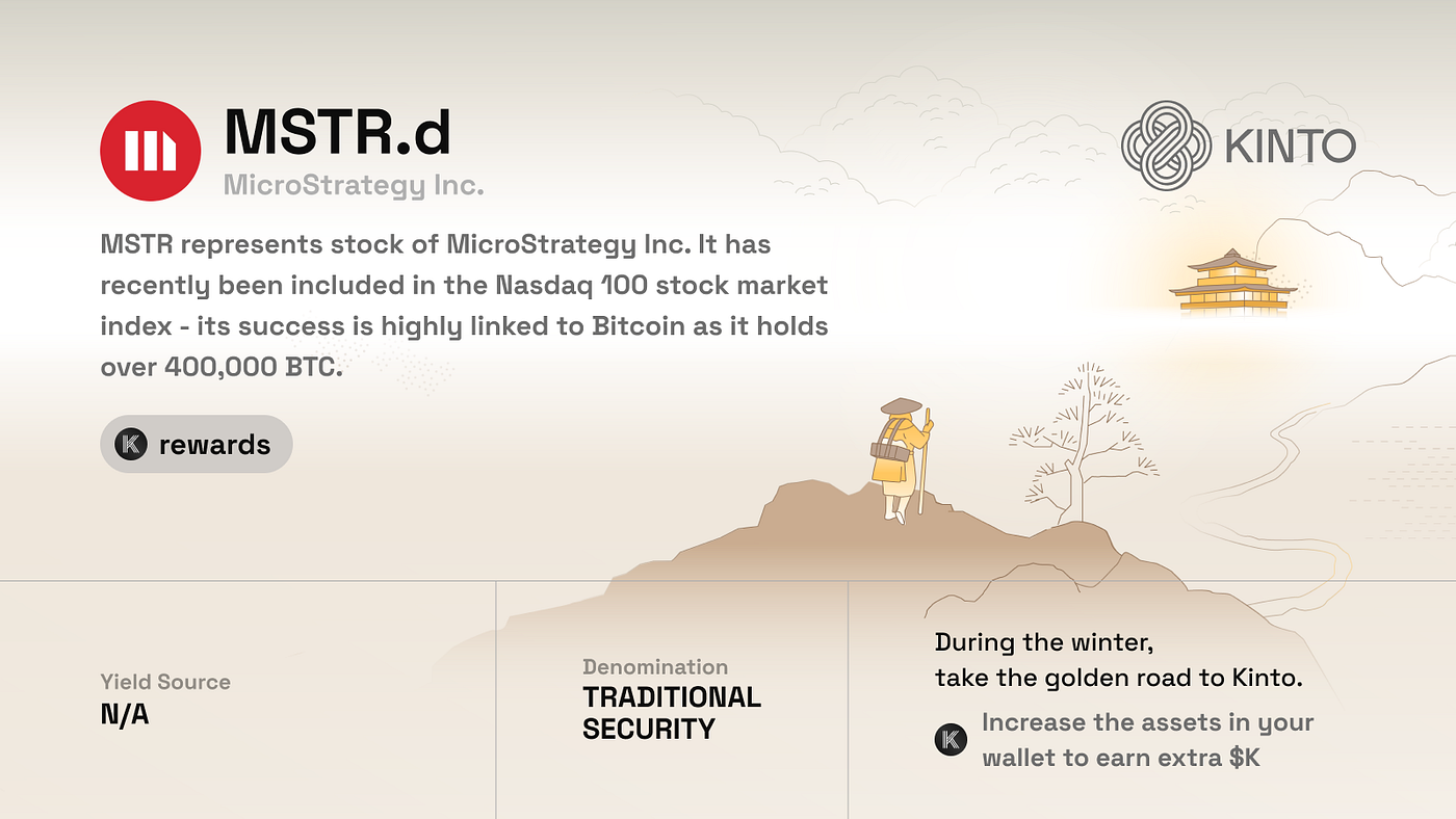 Kinto Launches MSTR, MicroStrategy Inc. Stock | by Kinto | Kinto | Medium