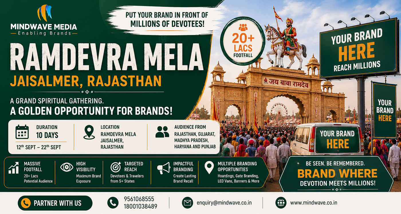 Ramdevra Mela Branding Opportunities 2026