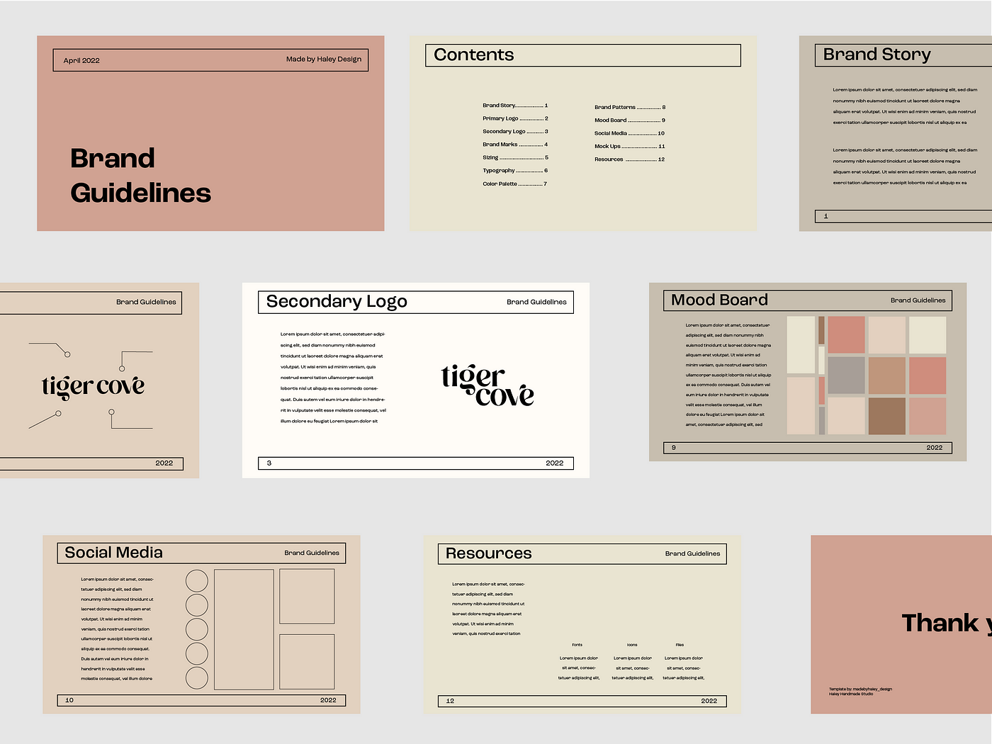 Free brand style guides templates - Design Resources - Graphic Design Forum