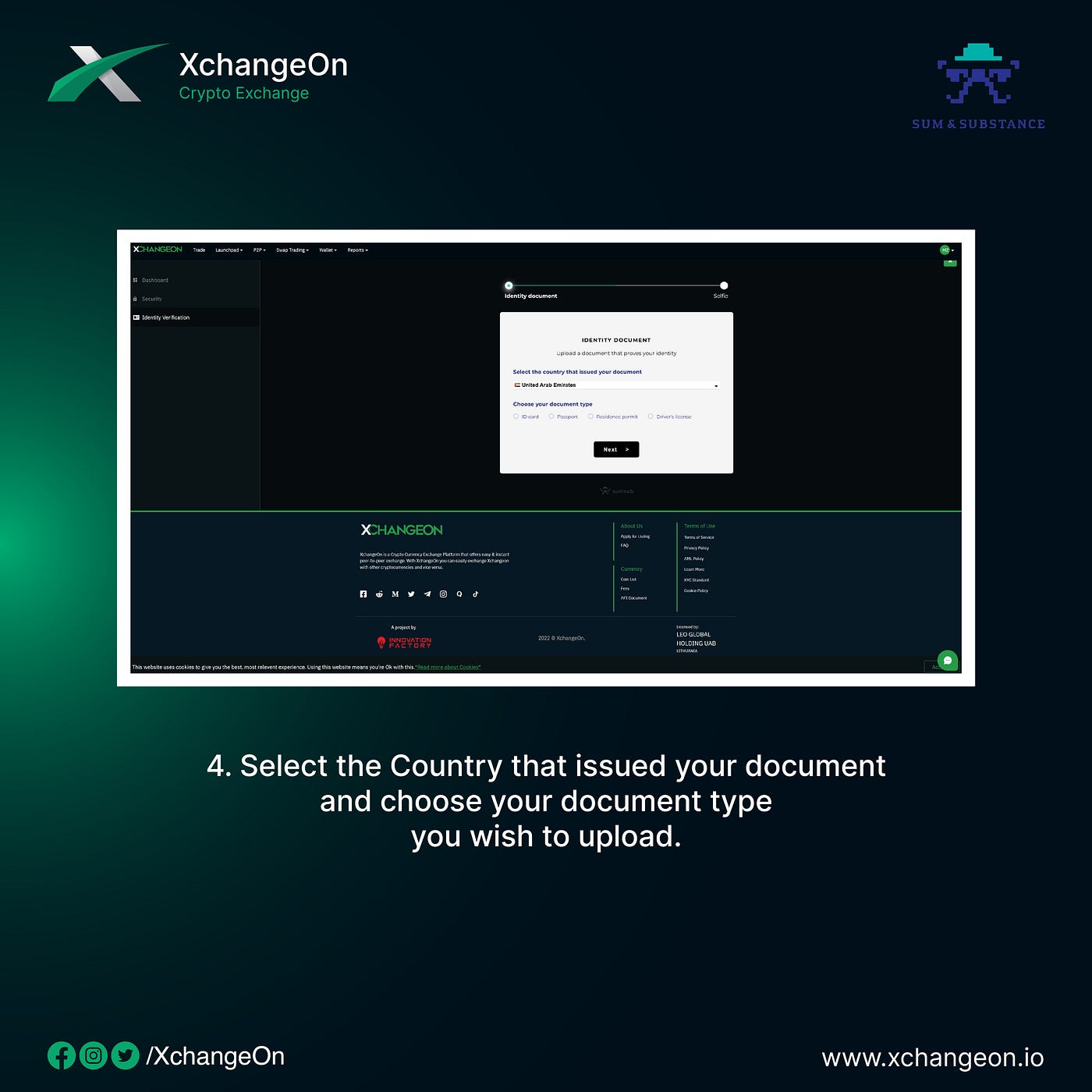 Procedures for KYC Verification on XchangeOn.io | by XchangeOn.io | Medium