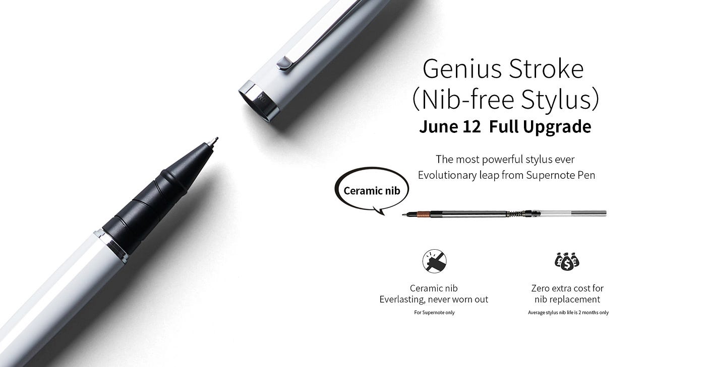 Introduction of new Supernote Pen with permanent use ceramic nib, by  Supernote, Supernote