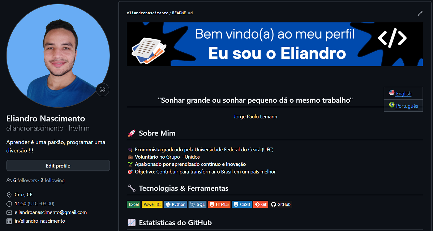 Como Fazer um Bom README para o Seu Perfil no GitHub?
