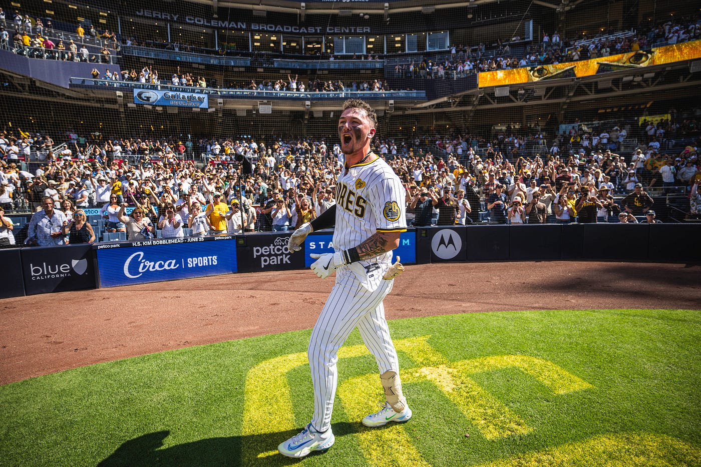 Friar Notes: Jackson Merrill makes history; Notes on Solano, Tatis, Suarez,  Arraez and Profar | by FriarWire | FriarWire
