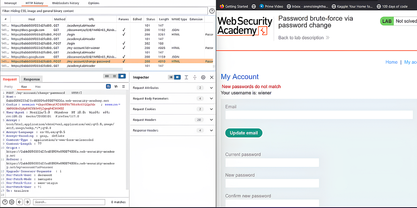 Authentication part-12 : Password brute-force via password change