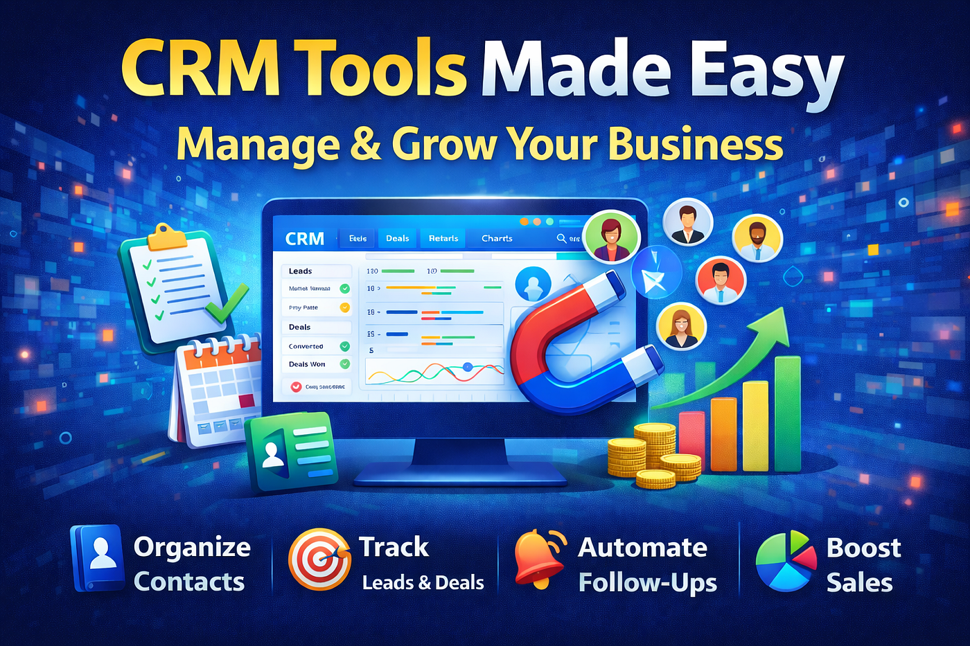 CRM Tools: The Ultimate Solution to Manage and Grow Your Business.