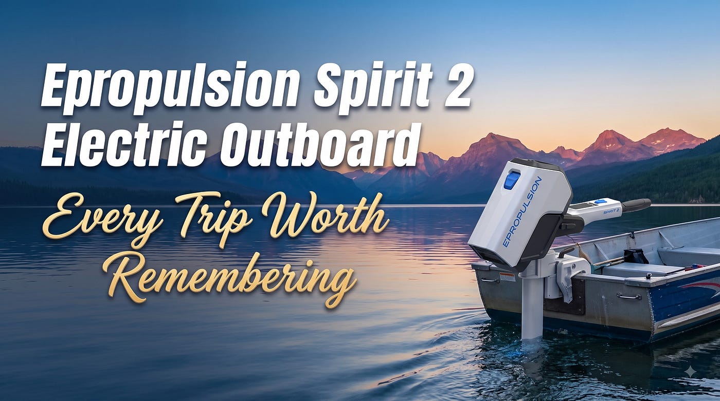 Epropulsion Spirit 2 Electric Outboard: Every Trip Worth Remembering