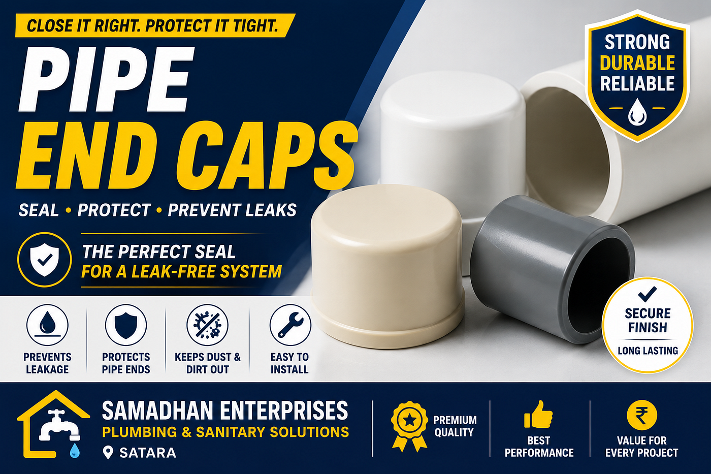 End Caps — The Perfect Solution for Sealing Pipe Ends