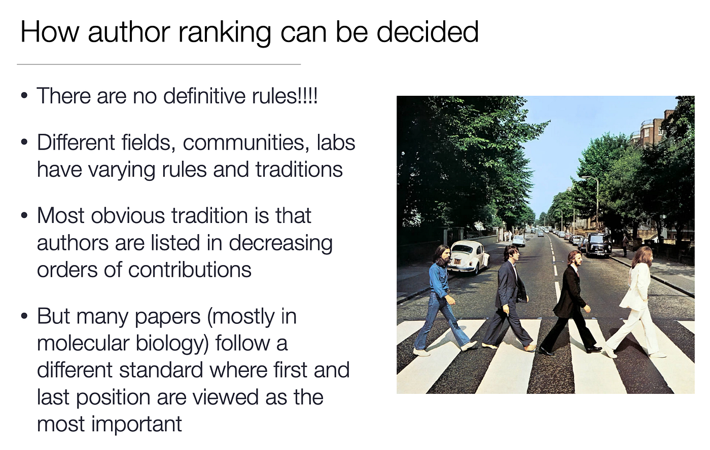 Authorship — Let&rsquo;s talk about it! | by KamounLab | Medium