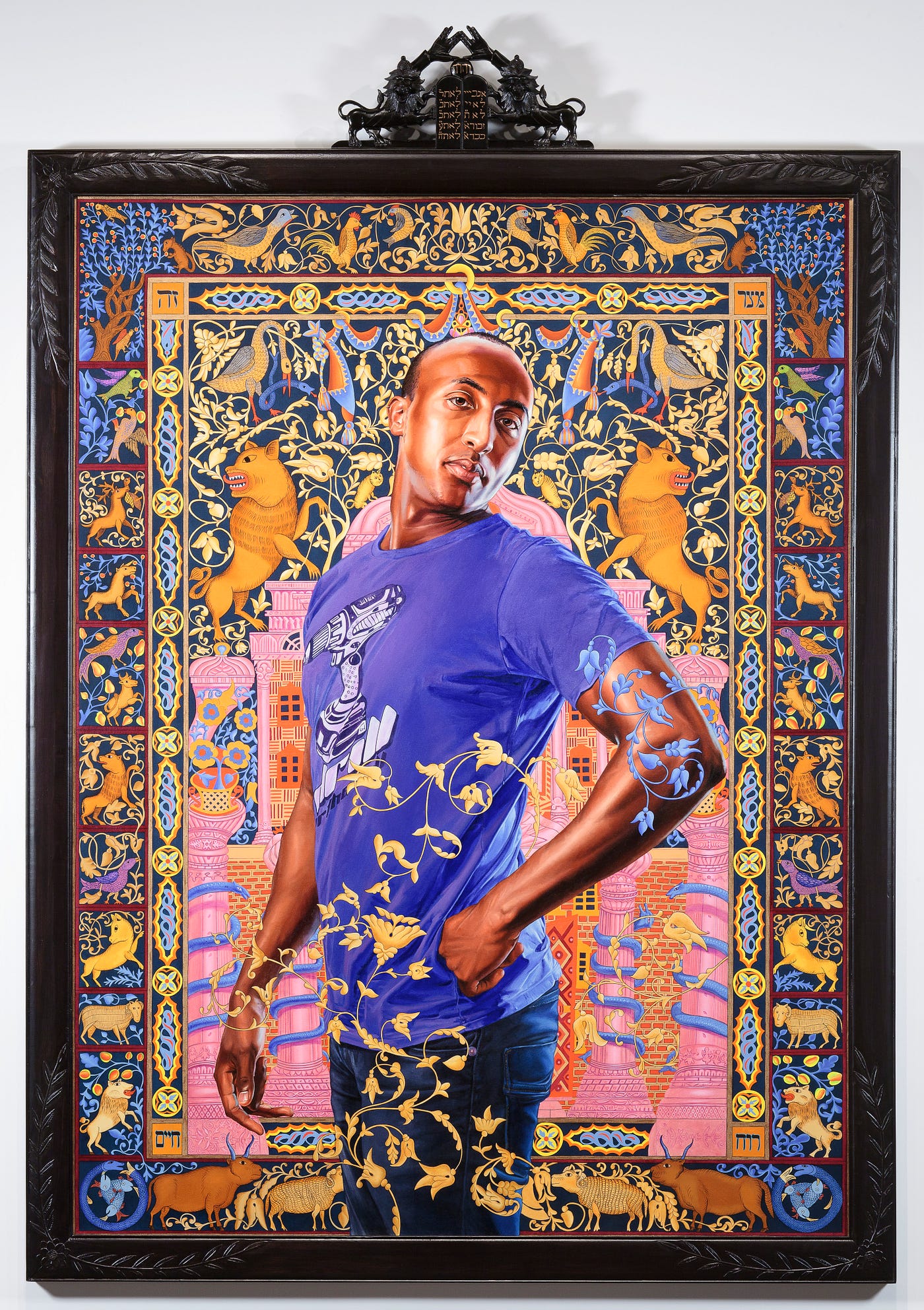 Kehinde Wiley on Alios Itzhak. On the occasion of Black History