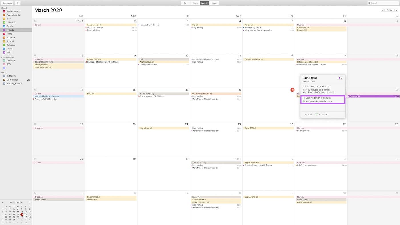 Conquering Your Calendar, Part 4: Invite Others | by Sean Anderson | Medium