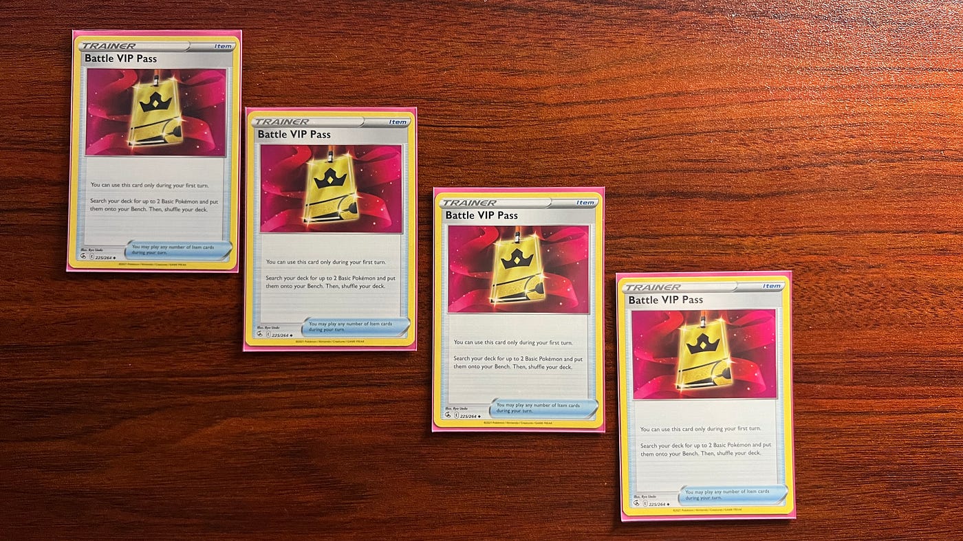 Will I Draw a Battle VIP Pass? Exploring the Probabilities of the Pokémon  Trading Card Game | by Juan De Dios Santos | Towards Data Science
