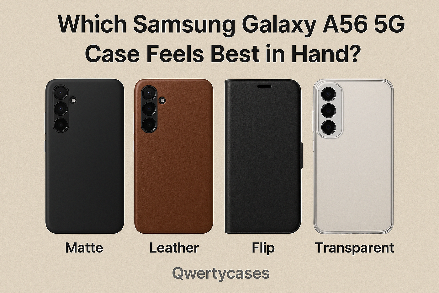 Matte, Leather, Flip, or Transparent — Which Samsung Galaxy A56 5G Case Feels Best in Hand?