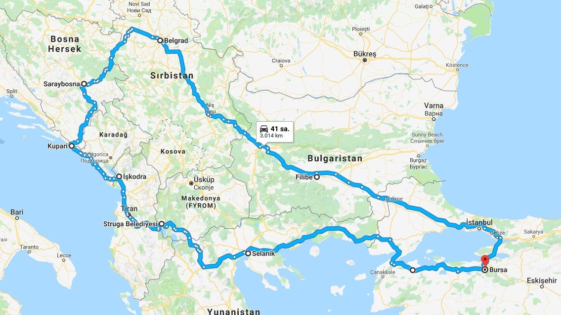 Araba ve Çadırla Balkanlar Turu— 10 Gün, 8 Ülke, 14 Şehir | by Salih Deniz  | Medium