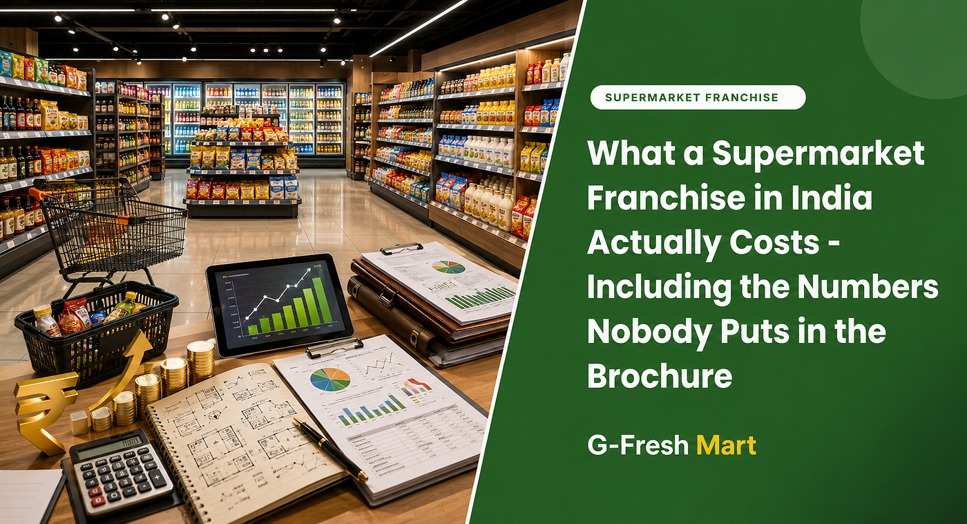 What a Supermarket Franchise in India Actually Costs -Including the Numbers Nobody Puts in the…