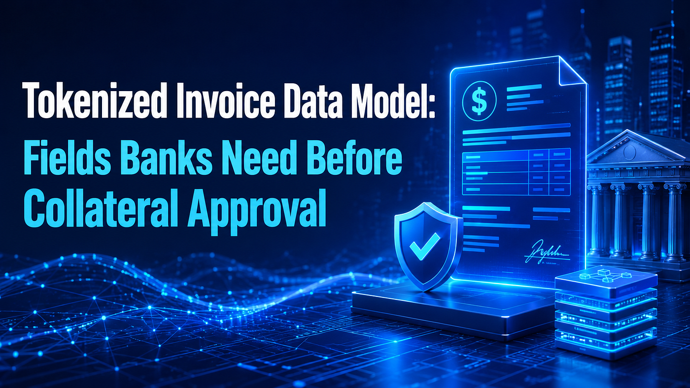 Tokenized Invoice Data Model 2026: Fields Banks Need Before Collateral Approval