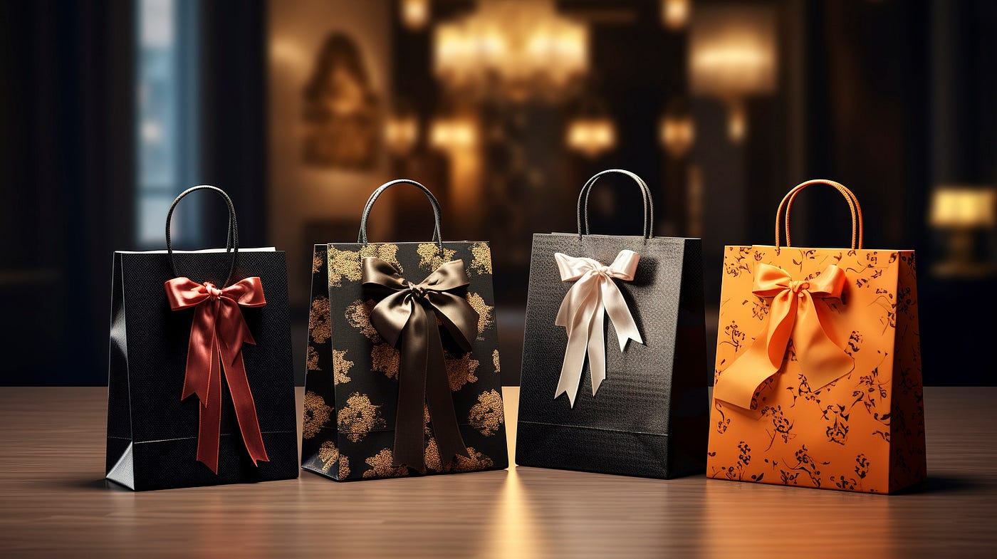 The Allure of the Black Gift Bag: A Perfect Blend of Elegance and Mystery |  by ThePaperbagstore | Medium